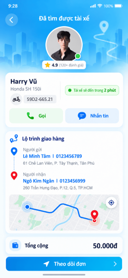 App vận chuyển
